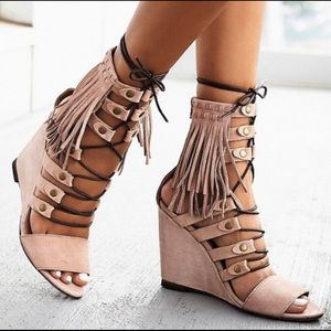 Free People Wedge Solstice Fringe